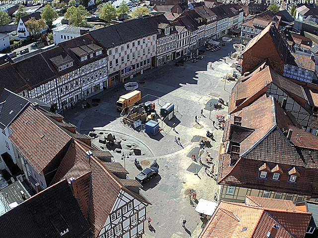 Archiv Foto Webcam Osterode Stadtzentrum