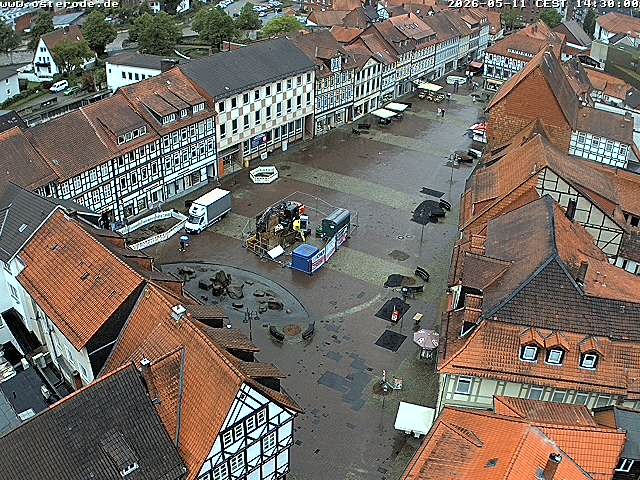 Archiv Foto Webcam Osterode Stadtzentrum