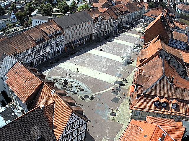 Archiv Foto Webcam Osterode Stadtzentrum