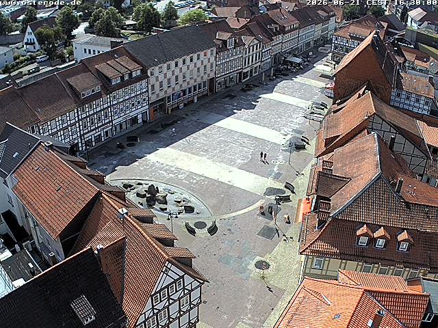 Archiv Foto Webcam Osterode Stadtzentrum