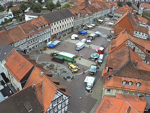 Archiv Foto Webcam Osterode Stadtzentrum