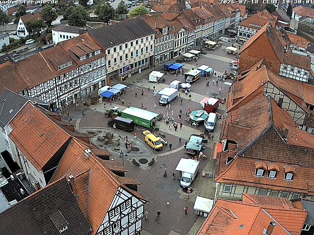 Archiv Foto Webcam Osterode Stadtzentrum