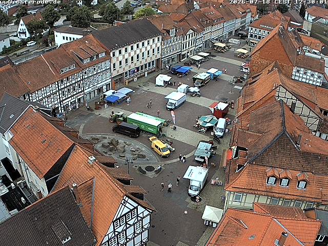 Archiv Foto Webcam Osterode Stadtzentrum