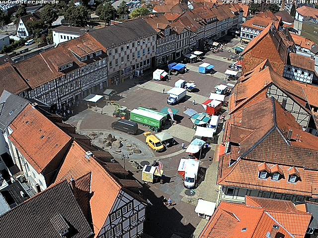 Archiv Foto Webcam Osterode Stadtzentrum