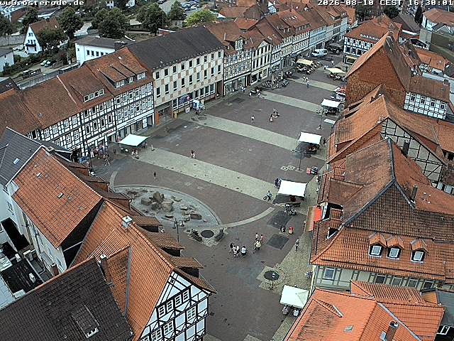 Archiv Foto Webcam Osterode Stadtzentrum