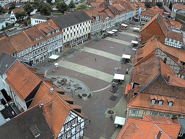 Archiv Foto Webcam Osterode Stadtzentrum