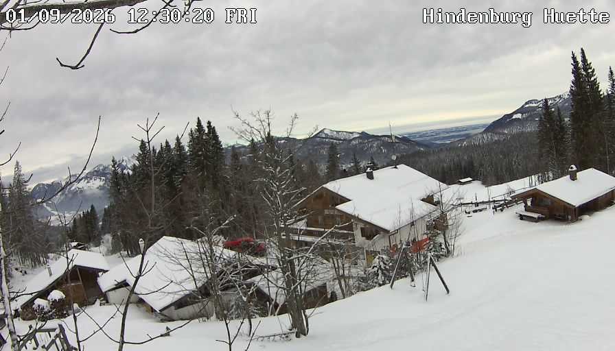 Archiv Foto Webcam Reit im Winkl: Hindenburghütte - Hemmersuppenalm