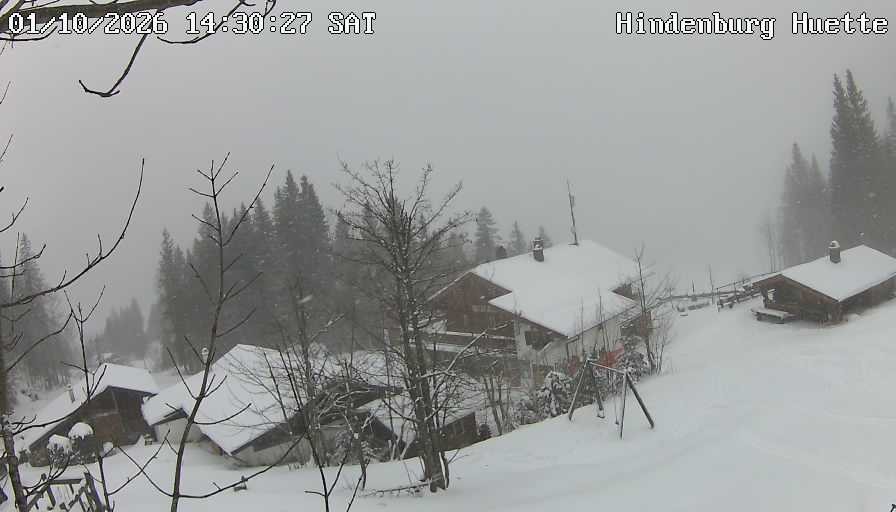 Archiv Foto Webcam Reit im Winkl: Hindenburghütte - Hemmersuppenalm