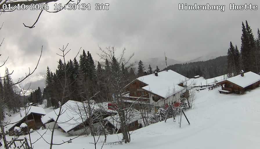 Archiv Foto Webcam Reit im Winkl: Hindenburghütte - Hemmersuppenalm