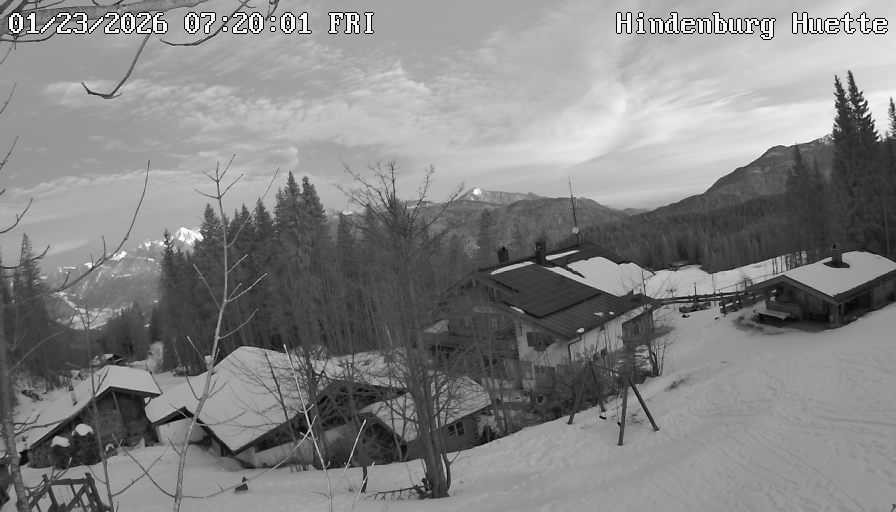 Archiv Foto Webcam Reit im Winkl: Hindenburghütte - Hemmersuppenalm