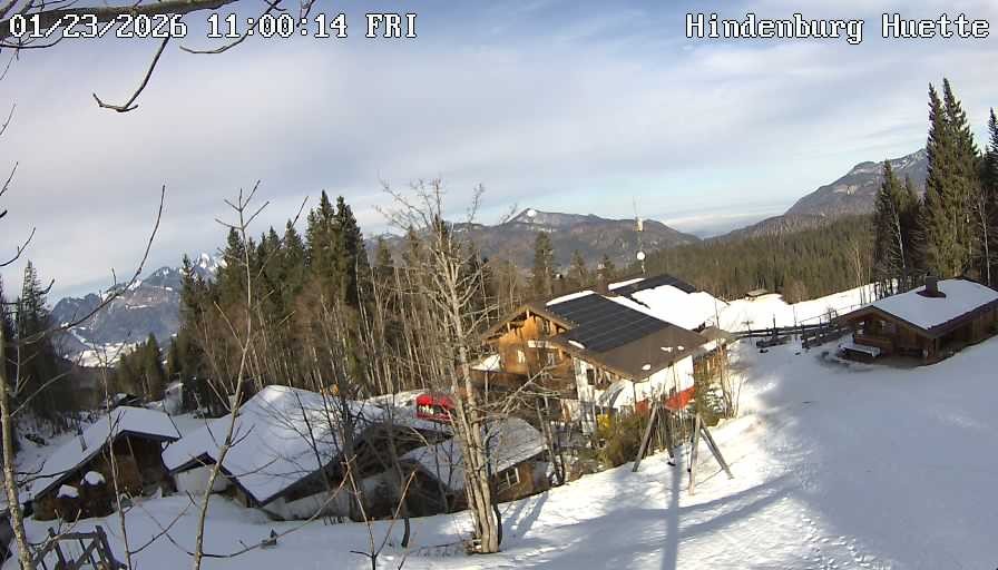 Archiv Foto Webcam Reit im Winkl: Hindenburghütte - Hemmersuppenalm