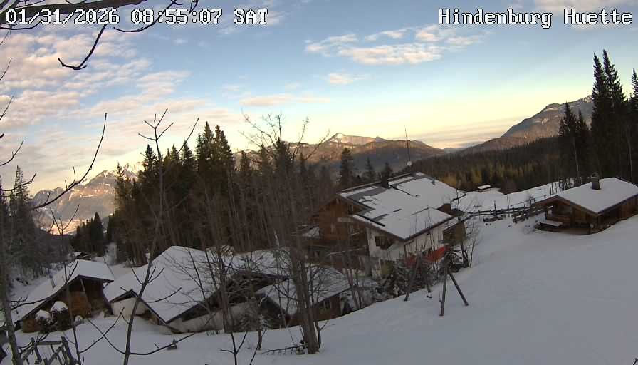 Archived image Webcam Reit im Winkl - Hindenburghütte