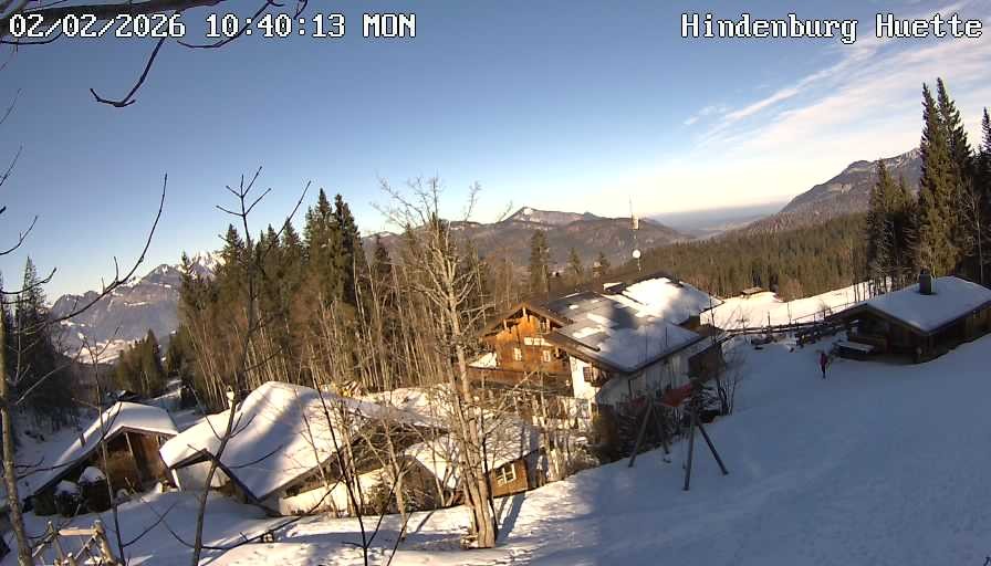 Archiv Foto Webcam Reit im Winkl: Hindenburghütte - Hemmersuppenalm