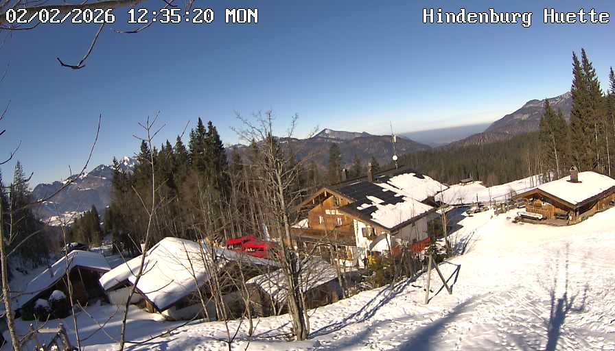 Archiv Foto Webcam Reit im Winkl: Hindenburghütte - Hemmersuppenalm