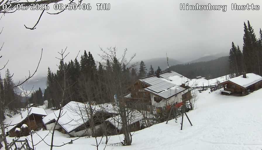 Archiv Foto Webcam Reit im Winkl: Hindenburghütte - Hemmersuppenalm