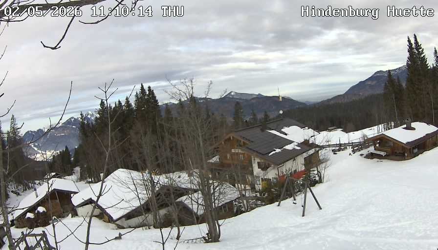 Archiv Foto Webcam Reit im Winkl: Hindenburghütte - Hemmersuppenalm