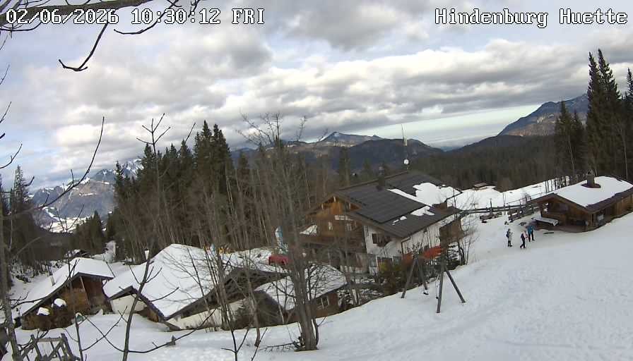 Archiv Foto Webcam Reit im Winkl: Hindenburghütte - Hemmersuppenalm