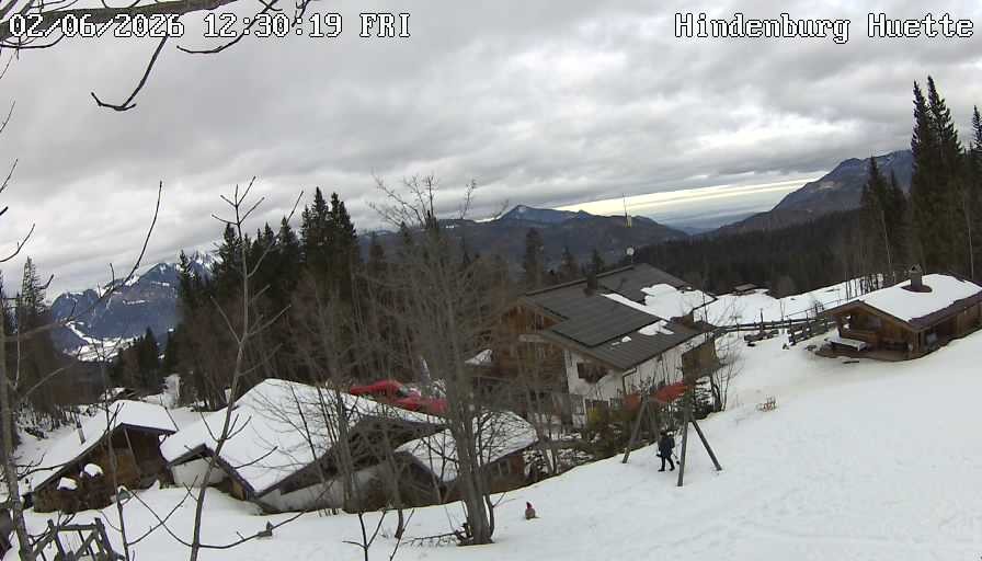 Archiv Foto Webcam Reit im Winkl: Hindenburghütte - Hemmersuppenalm