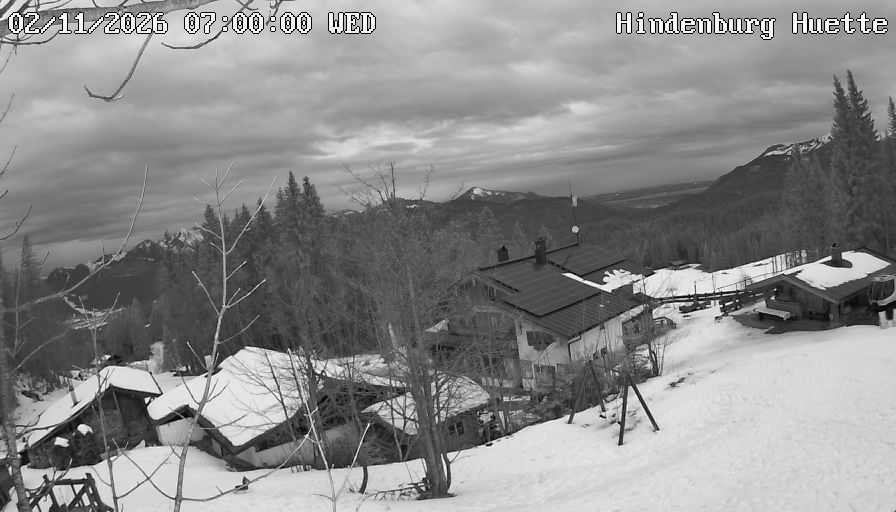Archiv Foto Webcam Reit im Winkl: Hindenburghütte - Hemmersuppenalm