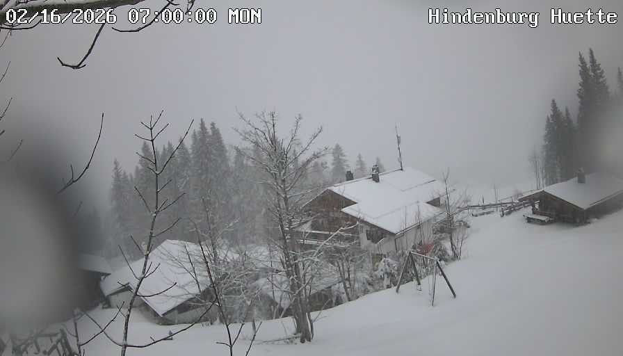 Archiv Foto Webcam Reit im Winkl: Hindenburghütte - Hemmersuppenalm
