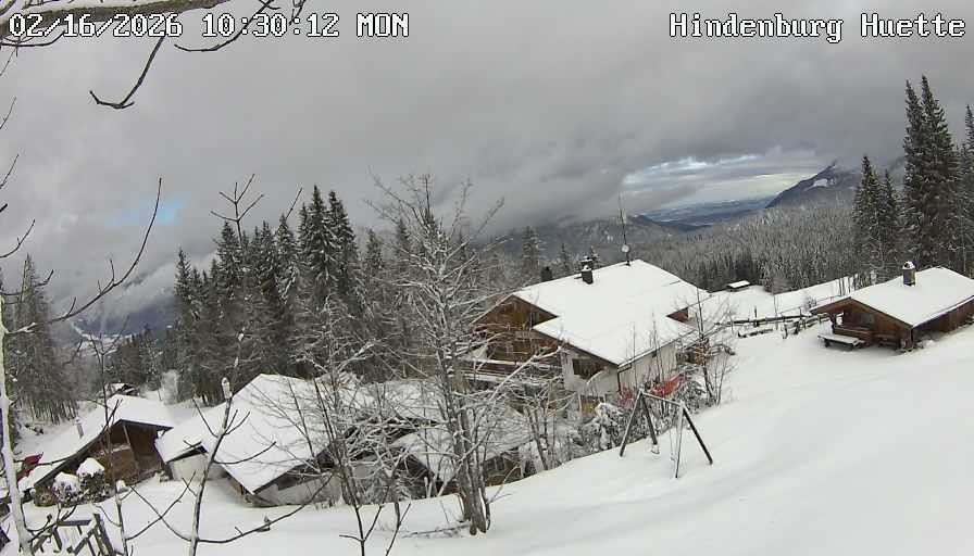 Archiv Foto Webcam Reit im Winkl: Hindenburghütte - Hemmersuppenalm