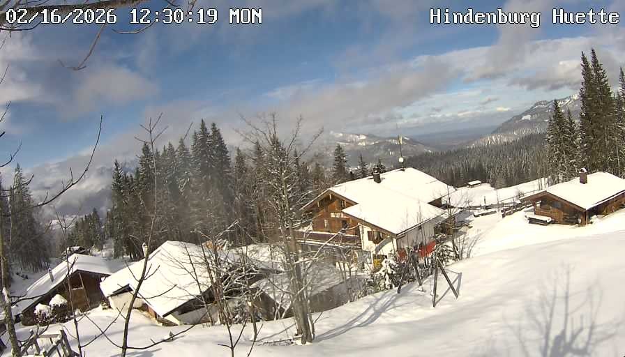 Archiv Foto Webcam Reit im Winkl: Hindenburghütte - Hemmersuppenalm