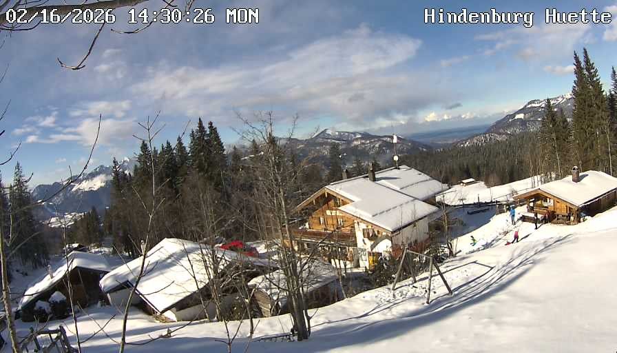 Archiv Foto Webcam Reit im Winkl: Hindenburghütte - Hemmersuppenalm