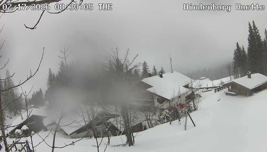 Archiv Foto Webcam Reit im Winkl: Hindenburghütte - Hemmersuppenalm