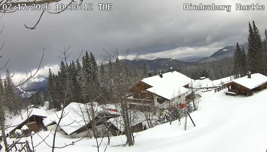 Archiv Foto Webcam Reit im Winkl: Hindenburghütte - Hemmersuppenalm