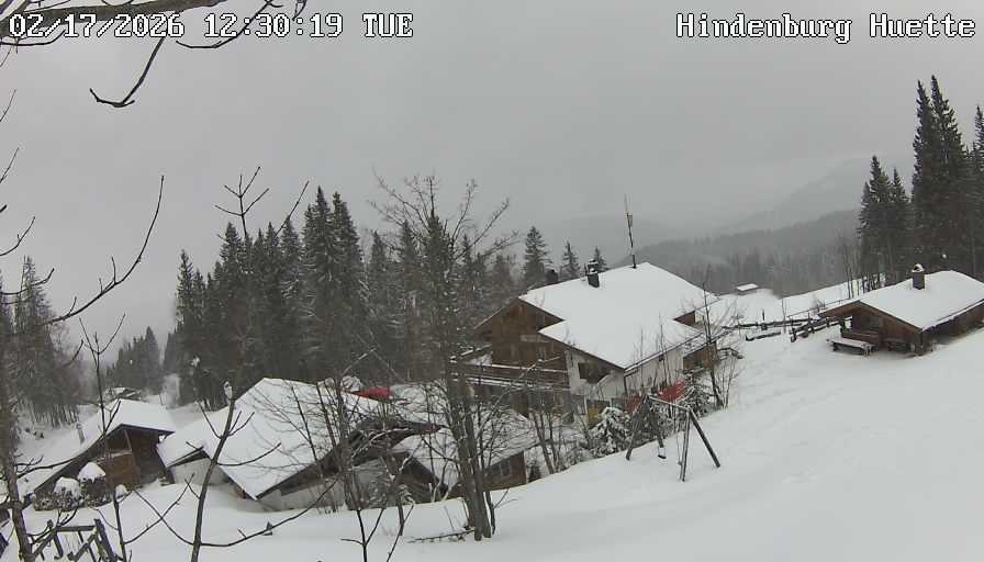 Archiv Foto Webcam Reit im Winkl: Hindenburghütte - Hemmersuppenalm
