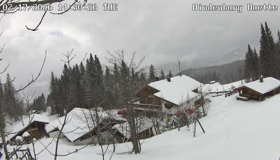 Archiv Foto Webcam Reit im Winkl: Hindenburghütte - Hemmersuppenalm