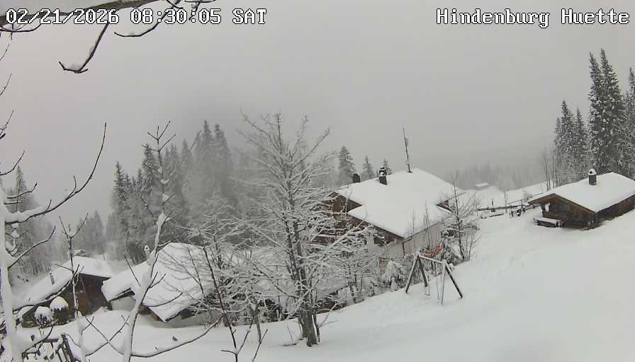 Archiv Foto Webcam Reit im Winkl: Hindenburghütte - Hemmersuppenalm