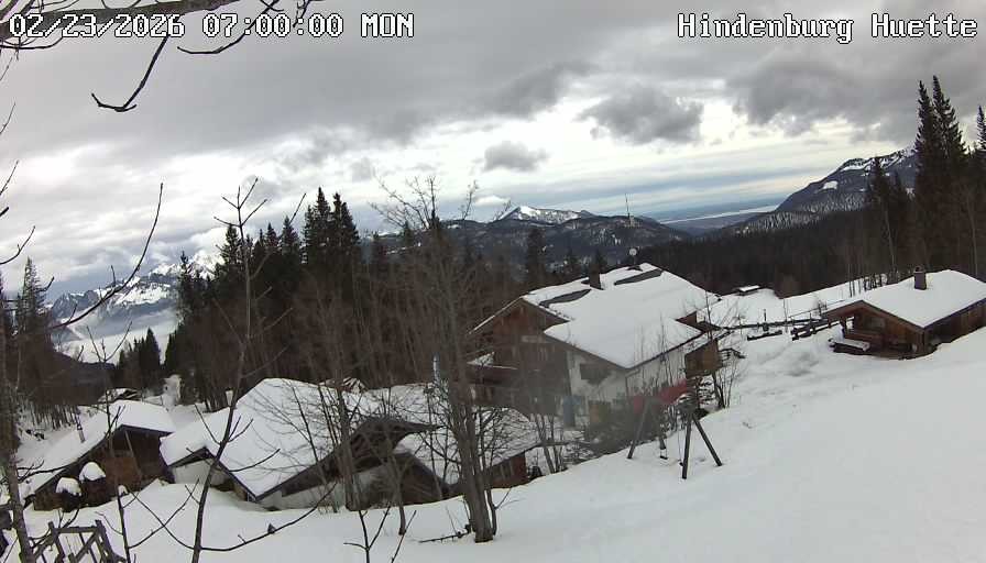 Archiv Foto Webcam Reit im Winkl: Hindenburghütte - Hemmersuppenalm