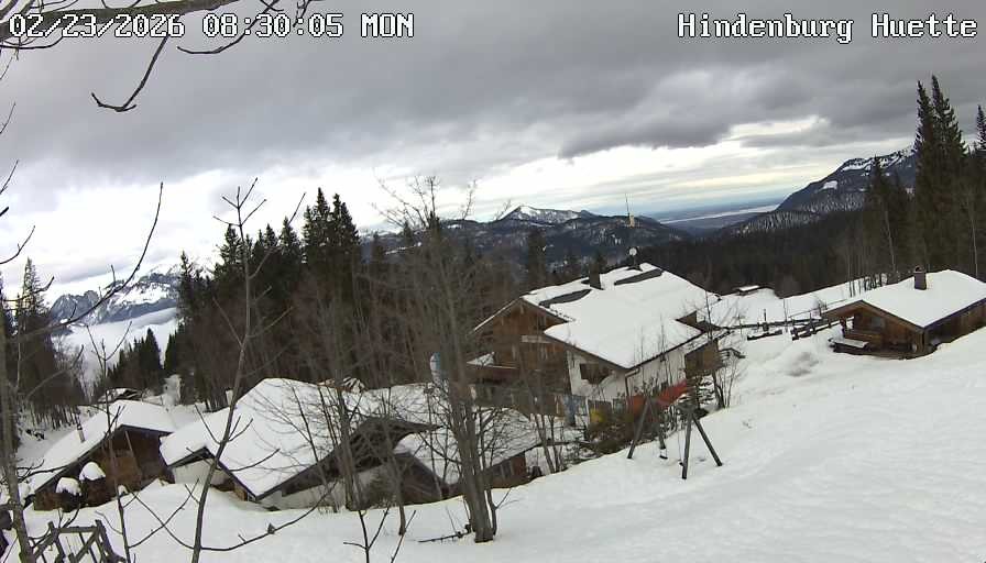 Archiv Foto Webcam Reit im Winkl: Hindenburghütte - Hemmersuppenalm