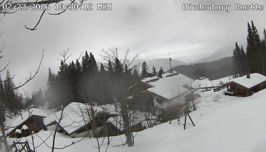 Archiv Foto Webcam Reit im Winkl: Hindenburghütte - Hemmersuppenalm