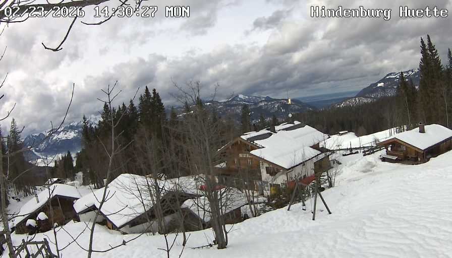 Archiv Foto Webcam Reit im Winkl: Hindenburghütte - Hemmersuppenalm