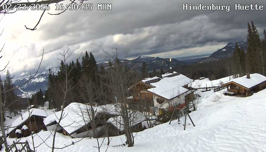 Archiv Foto Webcam Reit im Winkl: Hindenburghütte - Hemmersuppenalm