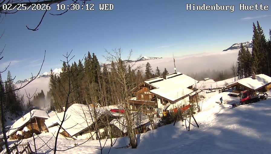 Archiv Foto Webcam Reit im Winkl: Hindenburghütte - Hemmersuppenalm