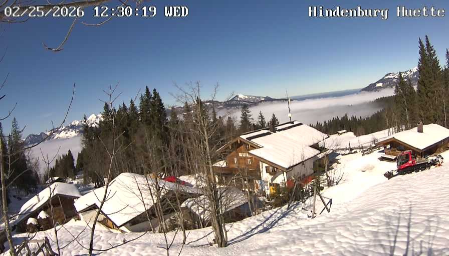 Archiv Foto Webcam Reit im Winkl: Hindenburghütte - Hemmersuppenalm