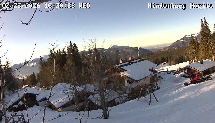 Archiv Foto Webcam Reit im Winkl: Hindenburghütte - Hemmersuppenalm