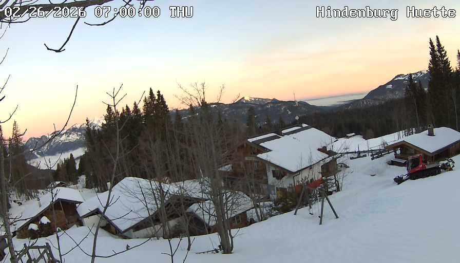 Archiv Foto Webcam Reit im Winkl: Hindenburghütte - Hemmersuppenalm