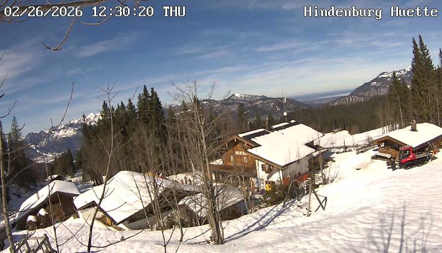 Archiv Foto Webcam Reit im Winkl: Hindenburghütte - Hemmersuppenalm