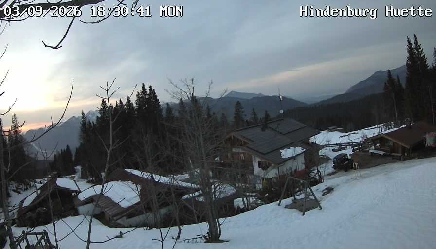Archiv Foto Webcam Reit im Winkl: Hindenburghütte - Hemmersuppenalm