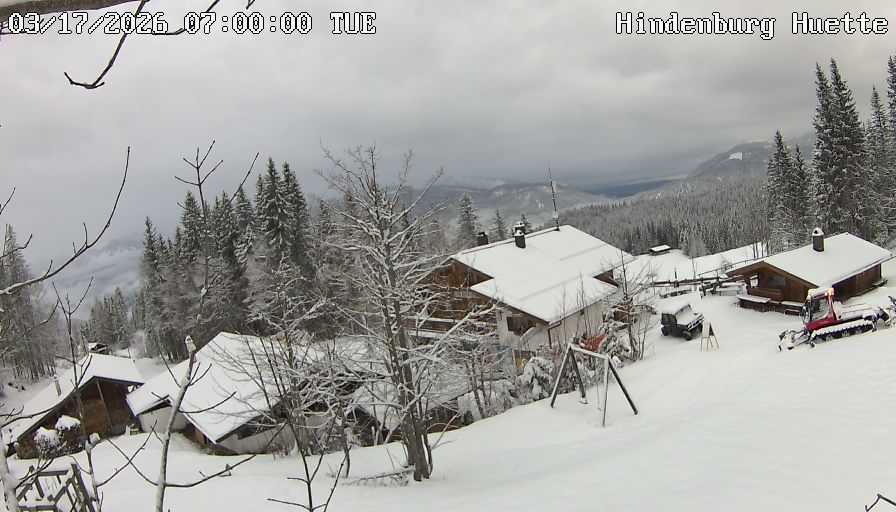 Archiv Foto Webcam Reit im Winkl: Hindenburghütte - Hemmersuppenalm