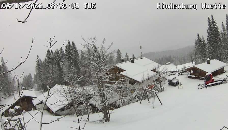 Archiv Foto Webcam Reit im Winkl: Hindenburghütte - Hemmersuppenalm