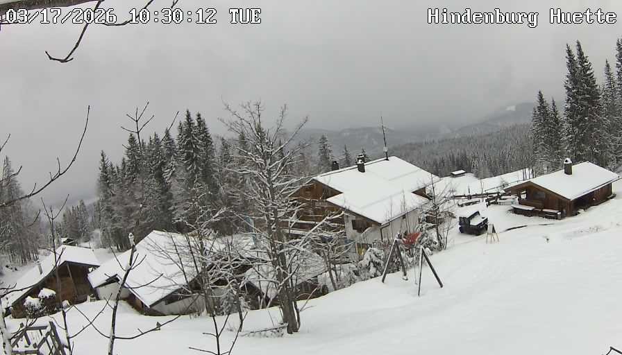 Archiv Foto Webcam Reit im Winkl: Hindenburghütte - Hemmersuppenalm