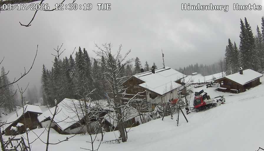 Archiv Foto Webcam Reit im Winkl: Hindenburghütte - Hemmersuppenalm