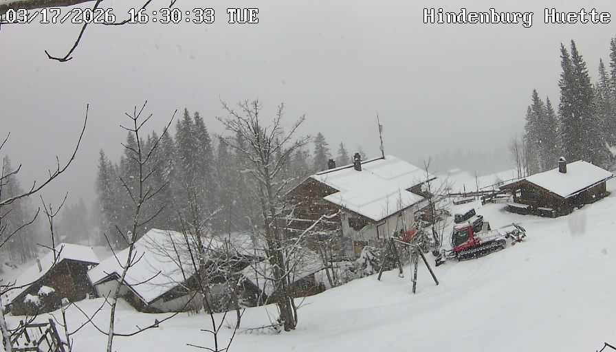 Archiv Foto Webcam Reit im Winkl: Hindenburghütte - Hemmersuppenalm