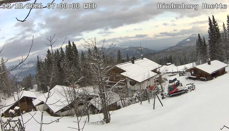 Archiv Foto Webcam Reit im Winkl: Hindenburghütte - Hemmersuppenalm