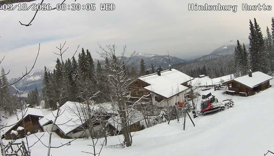 Archiv Foto Webcam Reit im Winkl: Hindenburghütte - Hemmersuppenalm